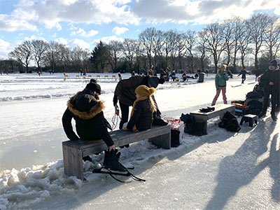 Schaatsen voor jong en oud in Beilen