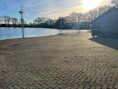 IJsbaan Sietsenveen. December 2024, bad gevuld met water